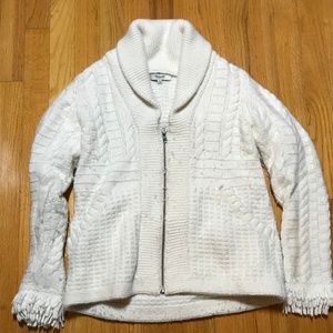 Madewell Heavy zip up sweater